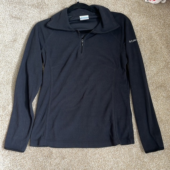 Columbia quarter zip pullover fleece woman’s XS black - Picture 5 of 7